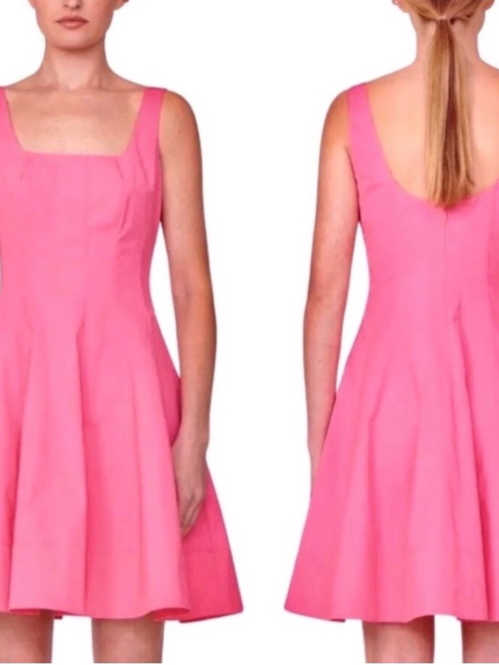 STAUD Pink Wells Dress